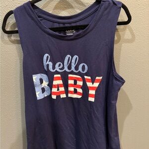 Isabel Maternity by Ingrid & Isabel Navy Muscle Tee